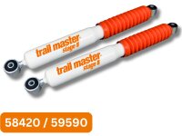 2 Stoßdämpfer Trailmaster für Nissan Navara D40 40-60mm Hinten