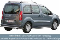 Schwellerrohre ohne Tritt für Citroen Berlingo B9 2008-2017 Edelstahl poliert Ø63mm TÜV