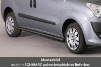 Schwellerrohre ohne Tritt für Fiat Doblo 2010-2015 Edelstahl poliert Ø63mm TÜV