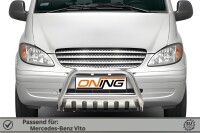 Frontschutzbügel mit Blech passend für Mercedes Vito W639 Bj.2003-2010 Gutachten