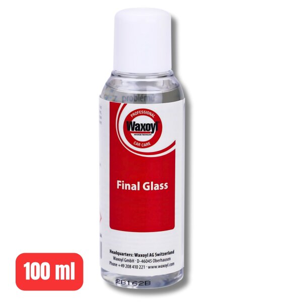 Waxoyl 100ml Scheibenversiegelung Final Glass Glasversiegelung Regenabweiser