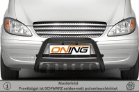 Frontbügel SCHWARZ mit Blech passend für Mercedes Vito W639 Bj.2003-2010