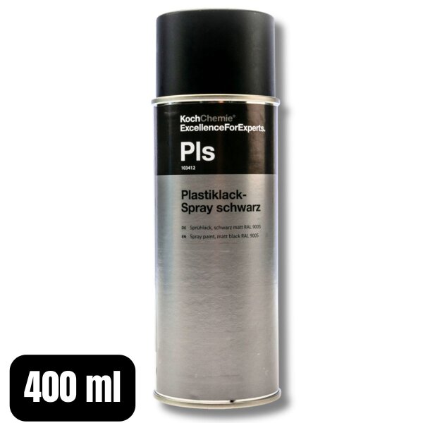 Koch Chemie Plastiklack-Spray Sprühlack Lackspray schwarz matt RAL 9005 400ml