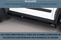 Schwellerrohre SCHWARZ ohne Tritt für Suzuki SX4 09-...