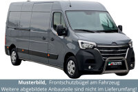 Frontbügel Edelstahl schwarz für NISSAN INTERSTAR Bj. 2022- 63mm mit Gutachten