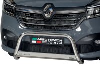 Frontbügel Edelstahl für Renault Trafic 3 2019 - 2020 Ø63mm mit Gutachten Frontschutzbügel