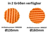 Koch Chemie Antihologramm Schwamm orange, gewaffelt Ø160mm Polierpad