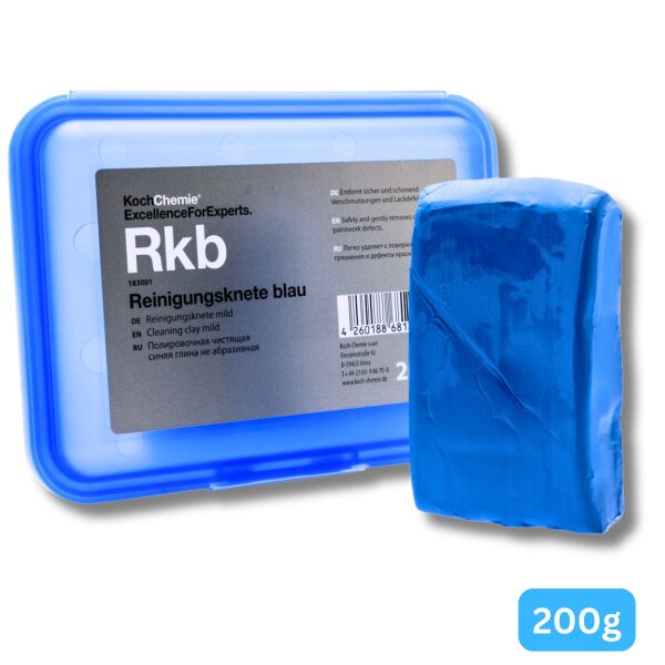 Koch Chemie Reinigungsknete blau mild 200g Lack Knete
