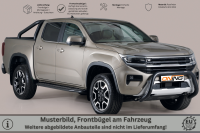Frontbügel Edelstahl schwarz für VW Amarok 2023- Ø76mm mit Gutachten