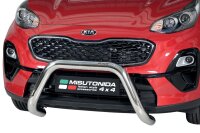 Frontbügel Edelstahl für Kia Sportage 2018-2021 Ø76mm mit Gutachten Frontschutzbügel