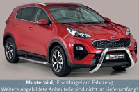 Frontbügel Edelstahl für Kia Sportage 2018-2021 Ø76mm mit Gutachten Frontschutzbügel