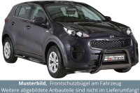 Frontbügel Edelstahl schwarz für Kia Sportage 2018-2021 Ø63mm mit Gutachten Frontschutzbügel