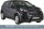 Frontbügel Edelstahl schwarz für Kia Sportage 2018-2021 Ø63mm mit Gutachten Frontschutzbügel