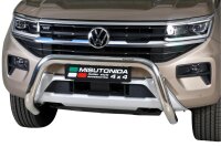 Frontbügel Edelstahl für VW Amarok 2023- Ø76mm mit Gutachten Frontschutzbügel