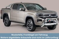 Frontbügel Edelstahl für VW Amarok 2023- Ø76mm mit Gutachten Frontschutzbügel
