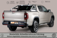 Schwellerrohre Design für VW Amarok II Bj. 2023- Edelstahl TÜV