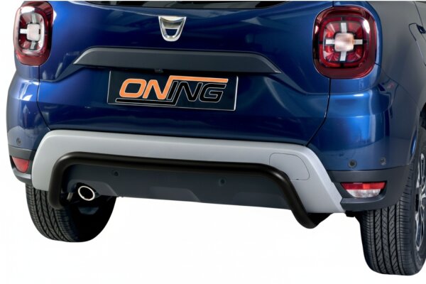 Misutonida Heckschutzbügel SCHWARZ MATT für DACIA Duster (2018-2023) Ø50 mm Edelstahl V2A TÜV-Teilegutachten