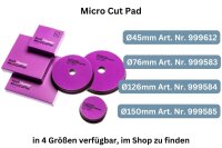 1x Koch Chemie Micro Cut Pad Set 5x Ø 45 x 23 mm Polierschwamm Polierpad