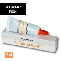 COLOURLOCK Flüssigleder F034 Schwarz – 7 ml...