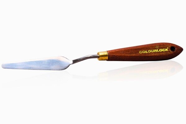 COLOURLOCK Spachtelwerkzeug lang mit Holzgriff Spachtel Lederreparatur