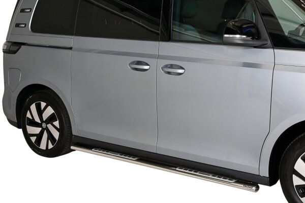Schwellerrohre Design für VW ID Buzz Edelstahl mit TÜV