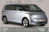 Schwellerrohre SCHWARZ oval ohne Tritt für VW ID Buzz Edelstahl mit TÜV