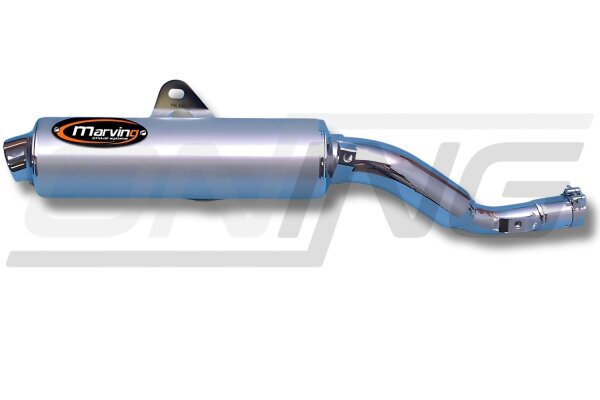 MARVING Auspuff "Amacal" verchromt + Aluhülle für Yamaha XT 600 E 3TB