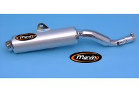 MARVING Auspuff "Amacal" verchromt + Aluhülle für Yamaha XT 600 E 3TB