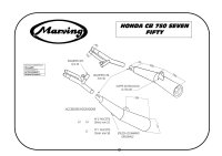 MARVING 4-2 Auspuff-Kit "Master" verchromt für Honda CB 750 Seven fifty (Bj.1992-1999) RC42