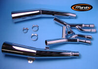 MARVING 4-2 Auspuff-Kit "Master" verchromt für Honda CB 750 Seven fifty RC42