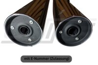 MARVING Auspuffpaar "Master" verchromt für Honda CM 400 C NC01