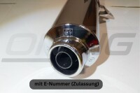 MARVING Auspuff "Master" verchromt für Honda NTV 650 REVERE RC33 Bj.88-97