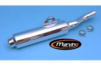 MARVING Auspuff "Master" verchromt für Honda NTV 650 REVERE RC33 Bj.88-97