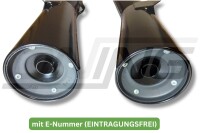 MARVING Auspuff Paar "Master" schwarz für Honda VF 750 F RC15 BJ.83-86