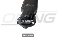 MARVING Auspuff Paar "Master" schwarz für Honda VF 750 F RC15 BJ.83-86