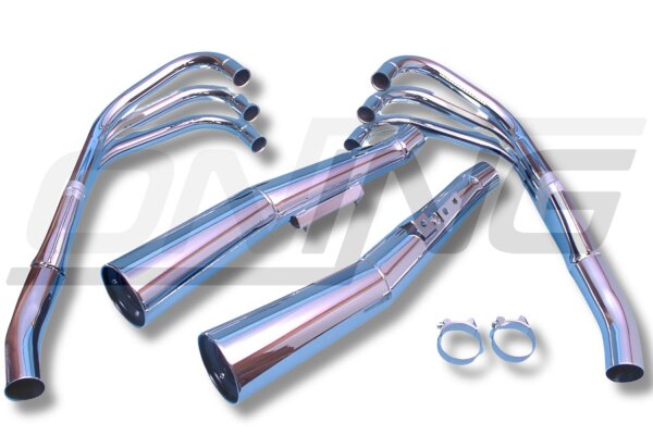 MARVING Auspuff "Master" verchromt für Honda CBX 1000 PRO LINK 6-2 kit (Komplettanlage)