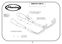 MARVING Auspuff "Master" verchromt für Honda CBX 1000 PRO LINK 6-2 kit (Komplettanlage)