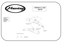 MARVING Auspuffpaar "Master" schwarz lackiert für Yamaha FJ 1200 Bj.88/89 3CW