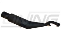 MARVING Auspuff "Enduro EDR" schwarz lackiert für YAMAHA XT 500 1U6