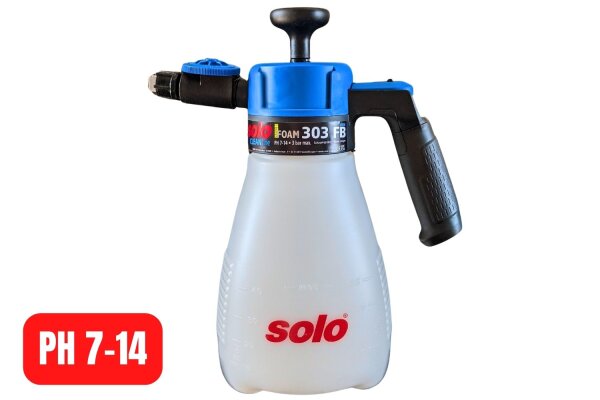 Solo SCHAUMSPRÜHER 1,25L PH-WERT (7-14) 303 FB Snow Foam verstelbare Schaumdüse