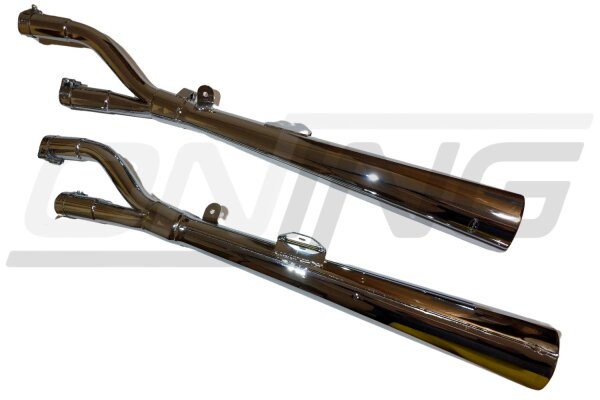 MARVING Auspuffpaar "Master" verchromt für Suzuki GS 750 Bj. 1977-1979 GS750