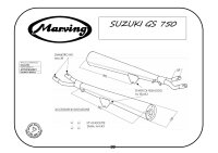 MARVING Auspuffpaar "Master" verchromt für Suzuki GS 750 Bj. 1977-1979 GS750