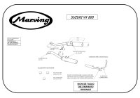 MARVING Auspuffpaar "Master" verchromt für Suzuki VX 800 VS51B