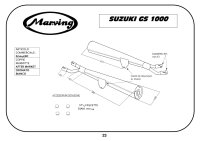 MARVING Auspuffpaar "Master" verchromt für Suzuki GS 1000 GS1000