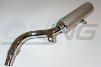 MARVING Auspuff "Amacal" verchromt+Aluhülle für Suzuki DR 650 E Bj.96- SP46B
