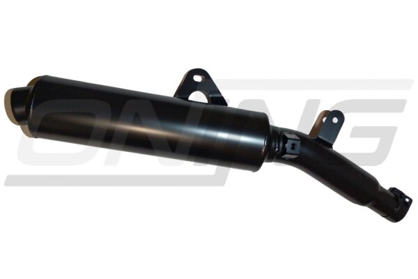 MARVING Auspuff Enduro EDR schwarz lackiert für Suzuki DR 600/650 DJEBEL SP41B