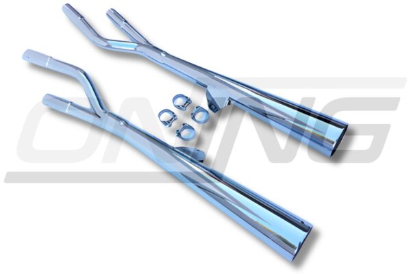 MARVING Auspuffpaar "Master" verchromt für Suzuki GS 850 G