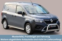 Frontbügel Edelstahl für Renault Kangoo 2023 - Ø63mm mit Gutachten Frontschutzbügel