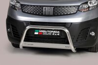 Frontbügel Edelstahl für Fiat Scudo 2021 - 63mm mit Gutachten Frontschutzbügel