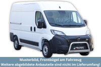 Frontbügel Edelstahl für Peugeot Boxer Facelift 2024 - Ø63mm Frontschutzbügel mit Gutachten